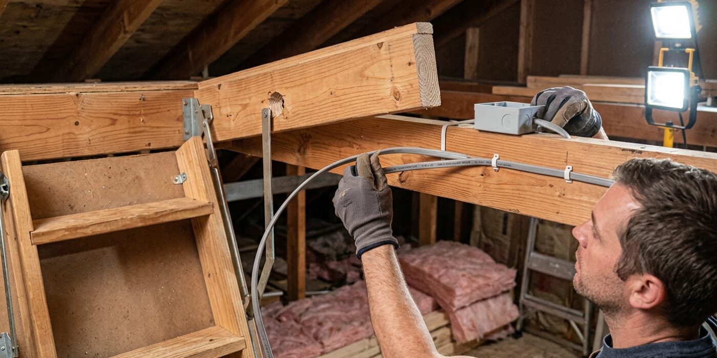 Step 3: Run Cable from Switch to Fixture