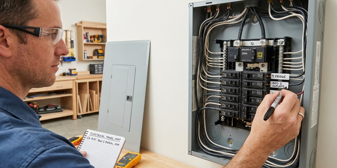 Step 4: Map the 120V Branch Circuits Systematically