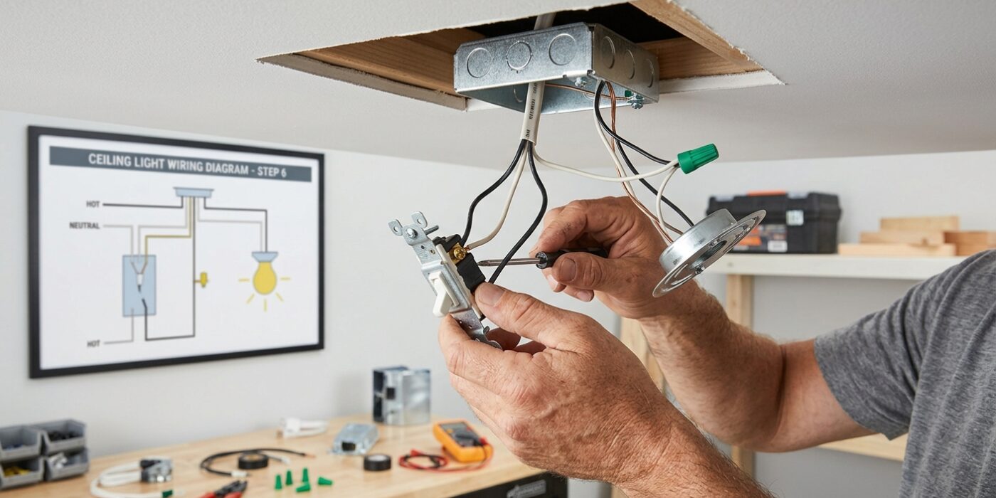 Step 6: Wire the Switch and Fixture
