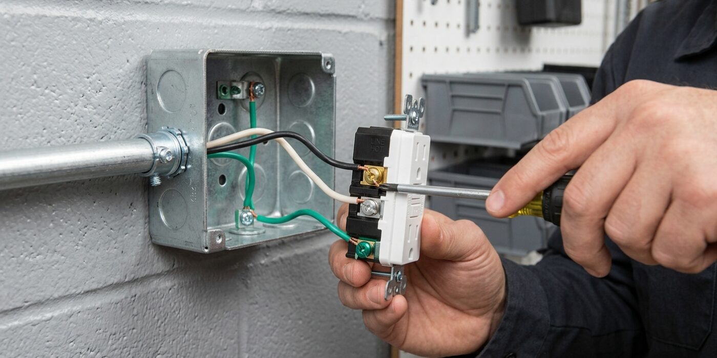 Step 5: Connect the GFCI Outlet