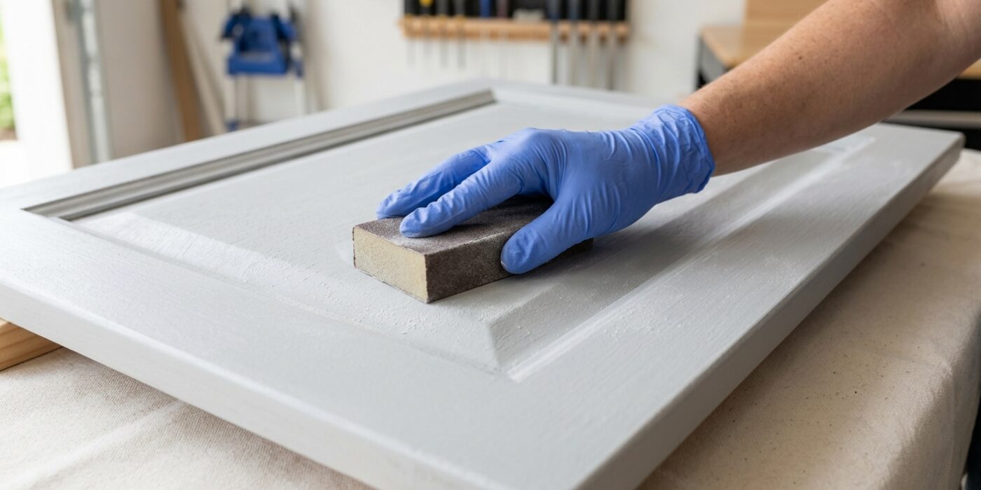 Step 7: Sand Between Coats and Apply Second Coat