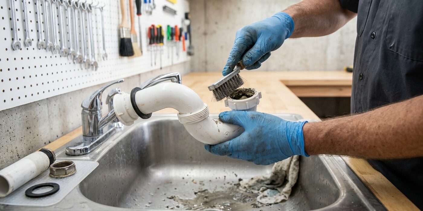 Step 3: Clean the P-Trap