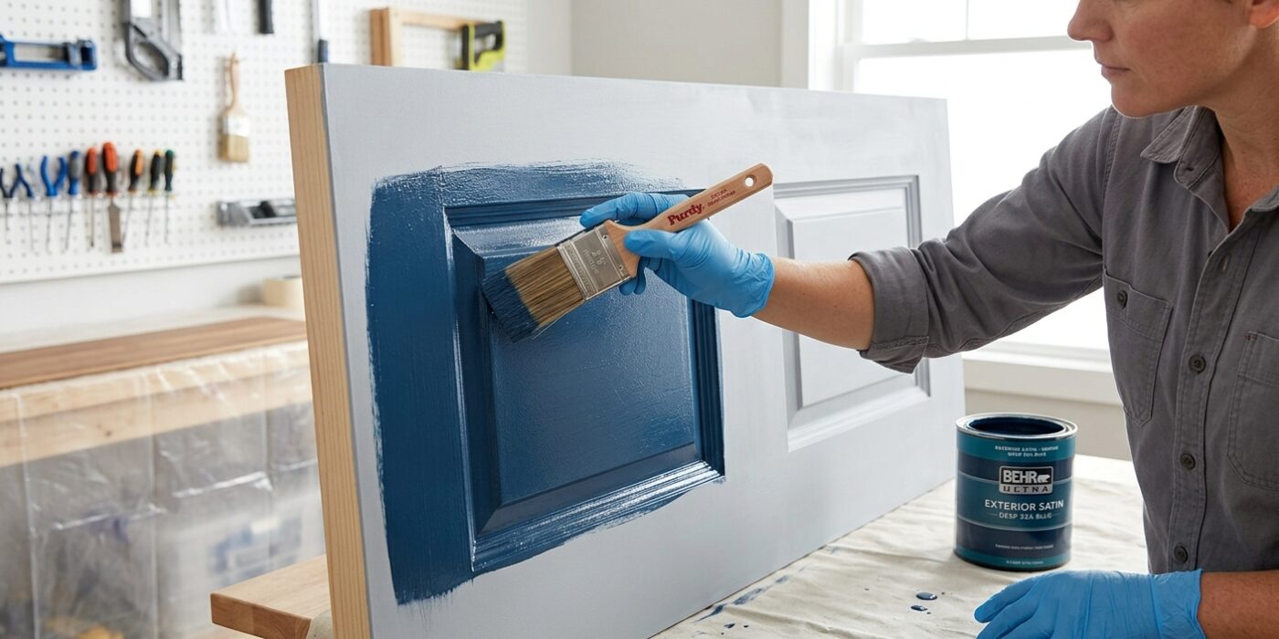 Step 5: Apply Finish Paint  –  Panels First