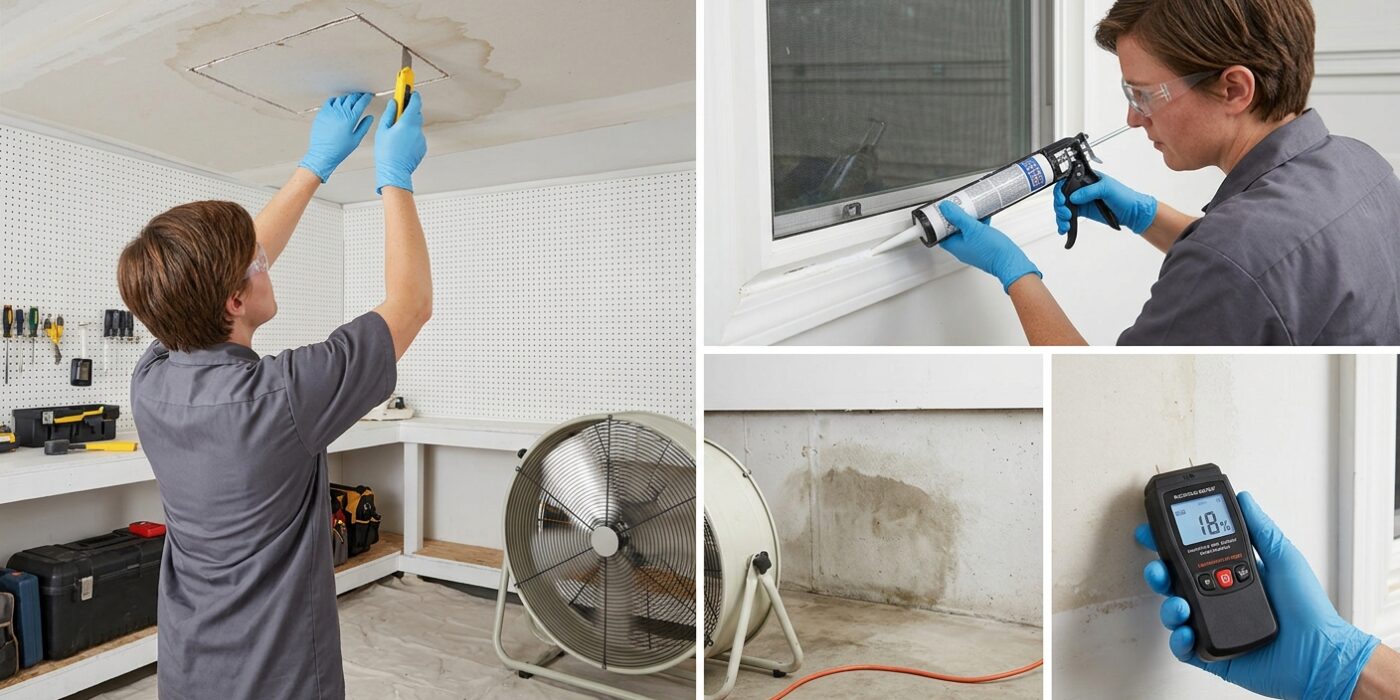 Step 2: Fix Moisture Problems First