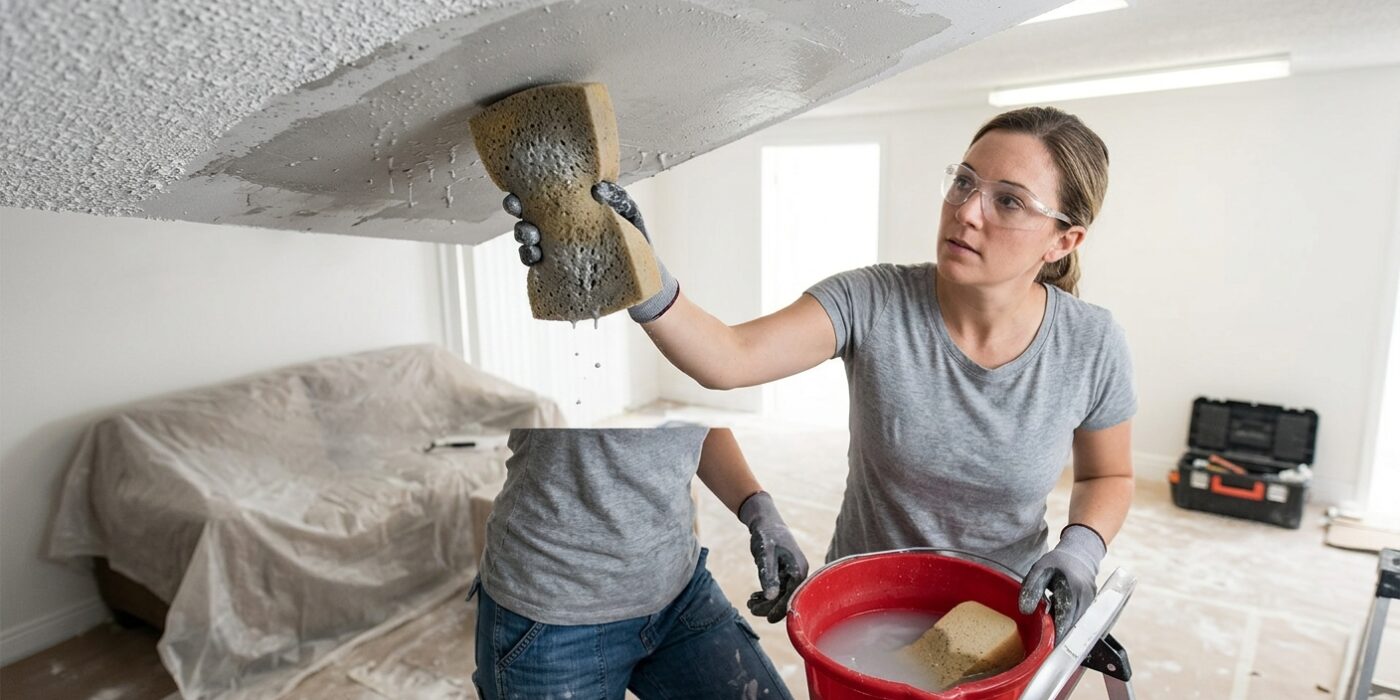 Step 4: Clean the Ceiling After Removal