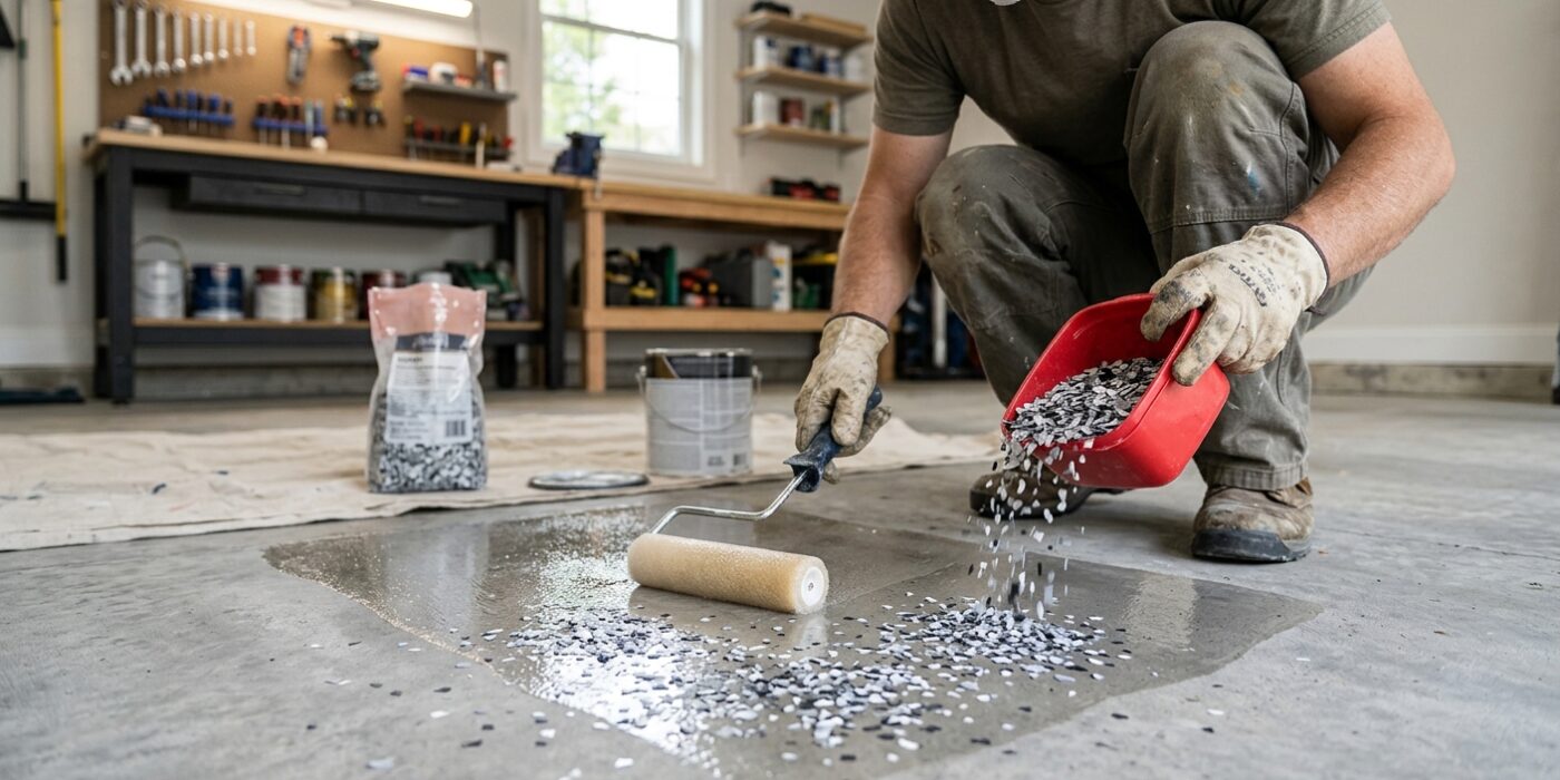 Step 6: Apply the Top Coat and Decorative Chips