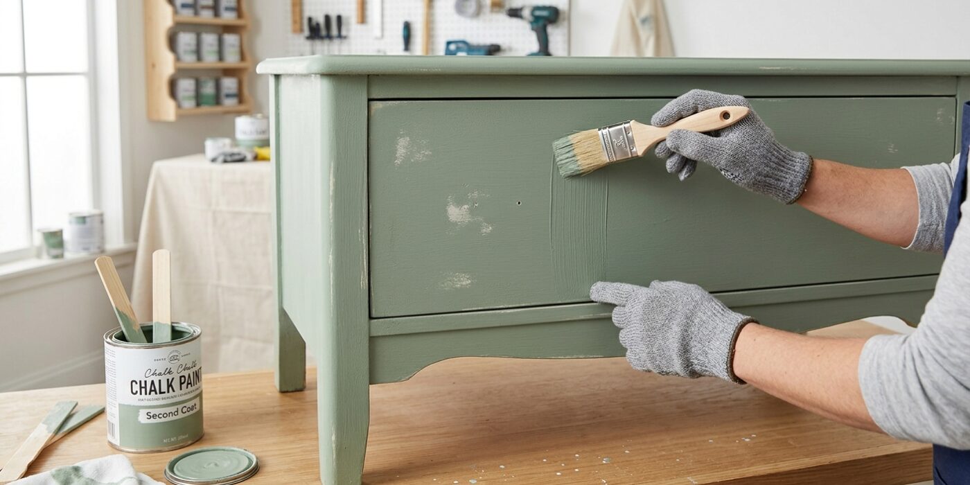 Step 4: Allow to Dry and Apply Second Coat