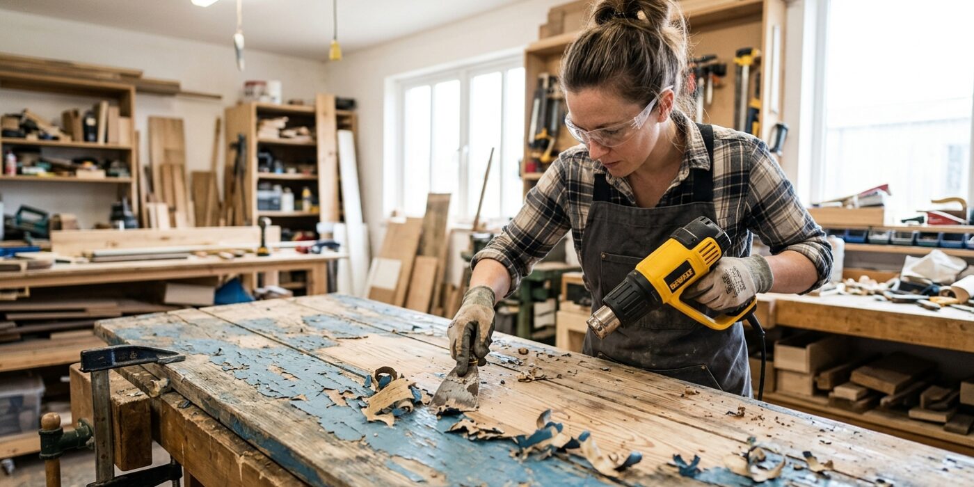 How to Strip Paint from Wood  –  Chemical, Heat, Mechanical