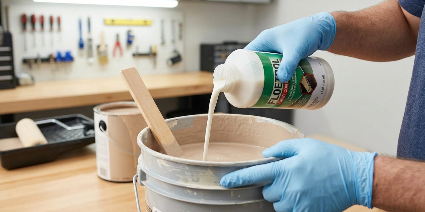 Step 6: Use Paint Conditioner in Dry or Hot Conditions