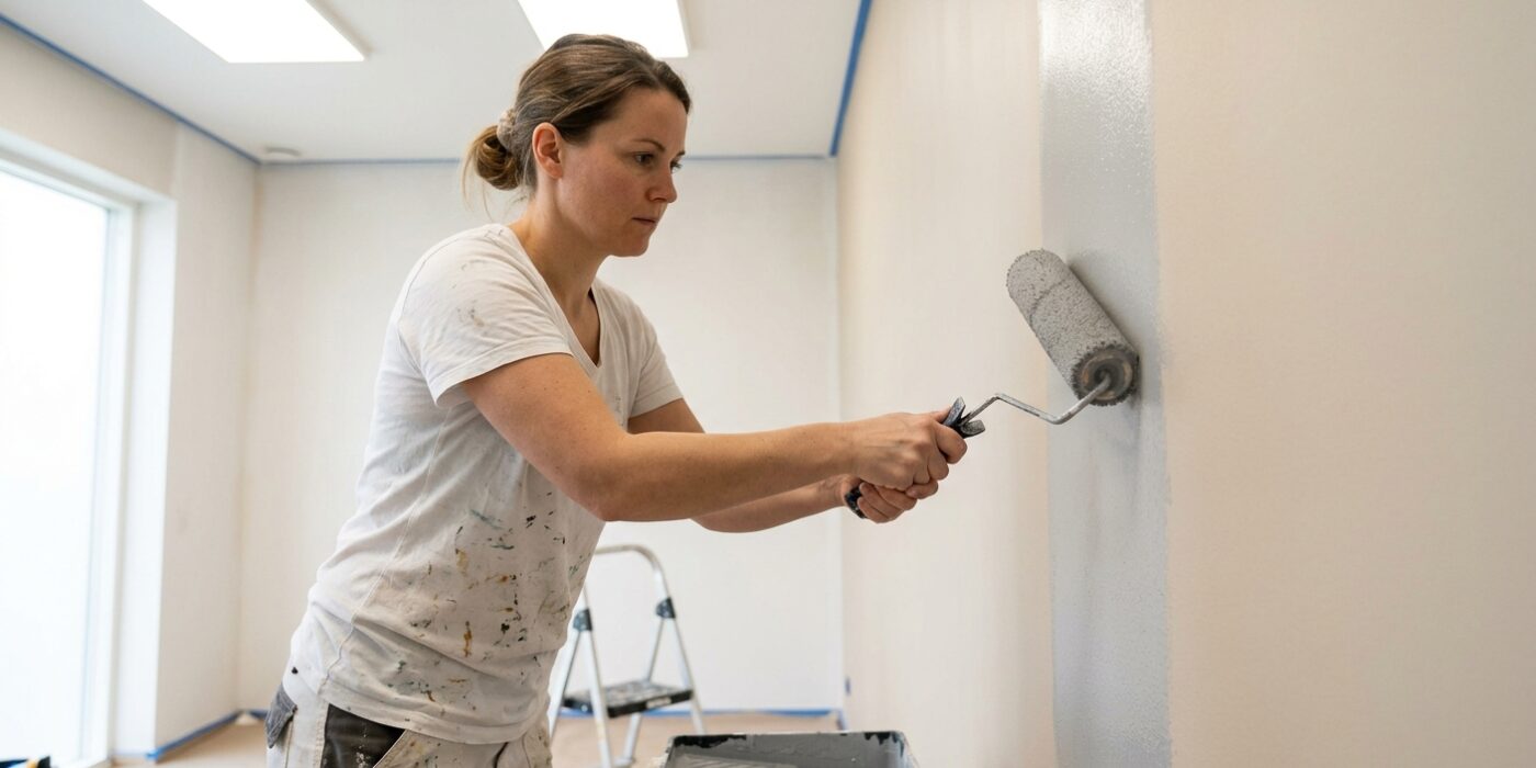 Step 1: Paint the Main Walls First