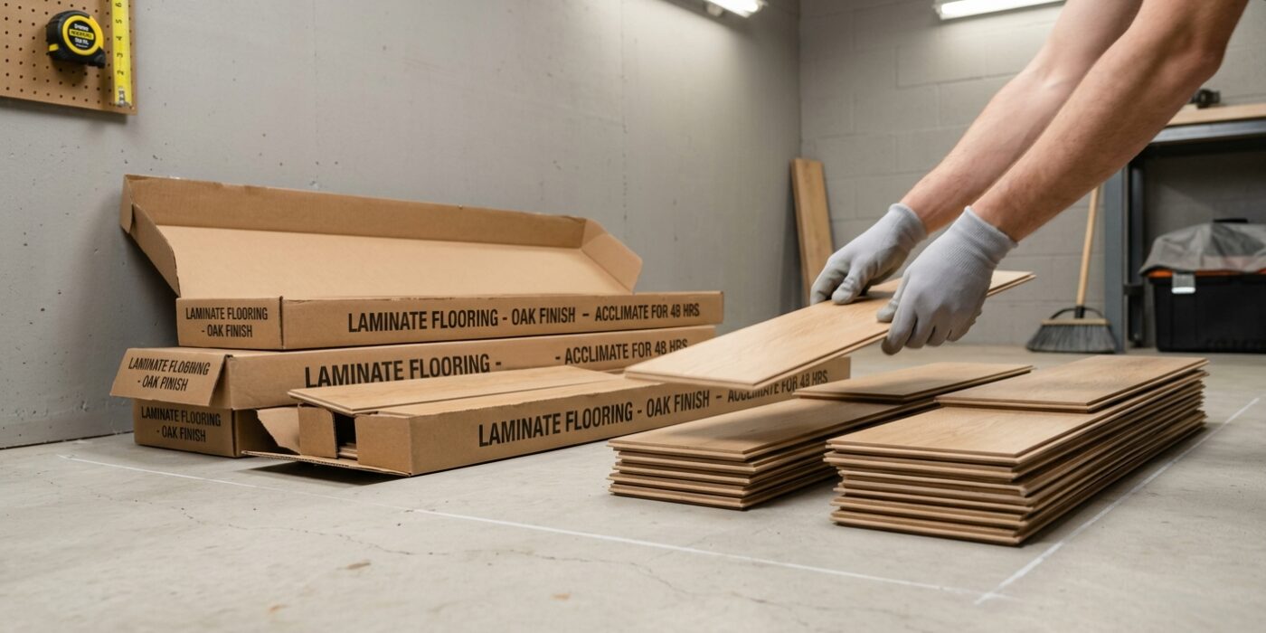 Step 1: Acclimate the Flooring