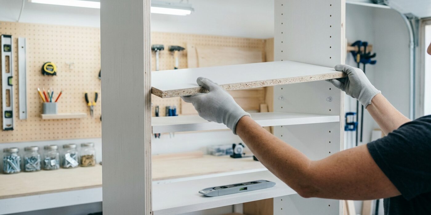 Step 5: Install Shelves in the Shelf Tower