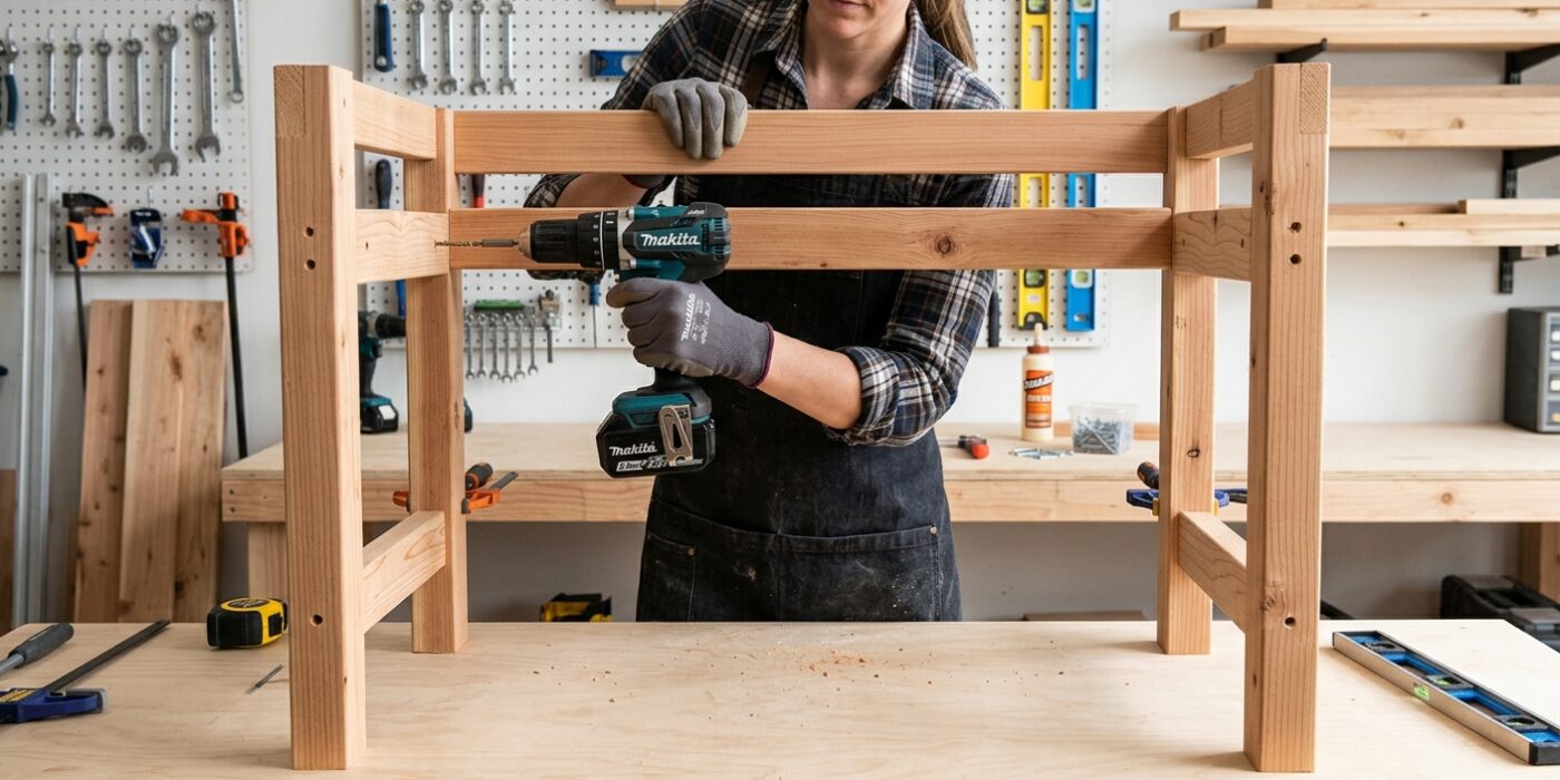 Step 4: Connect the Two Side Frames