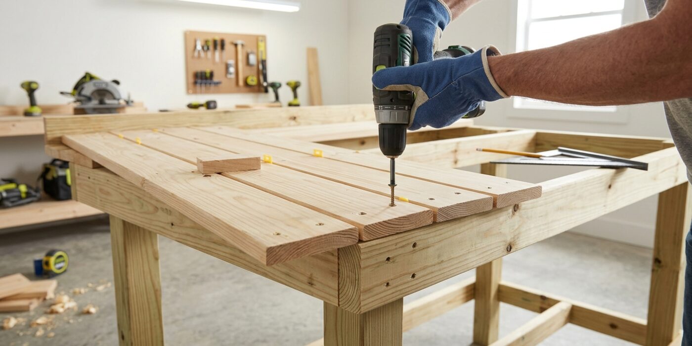 Step 5: Install the Work Surface Decking