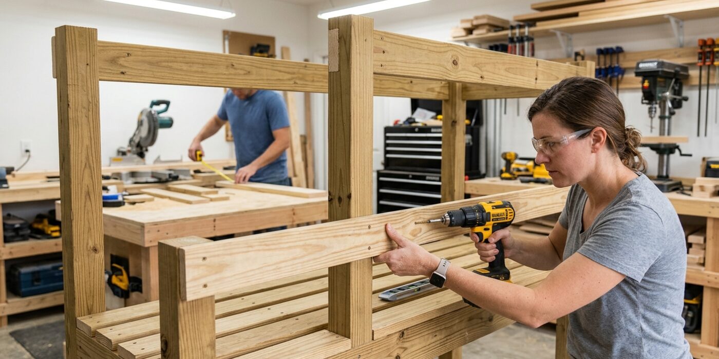 Step 6: Install Lower and Upper Shelves
