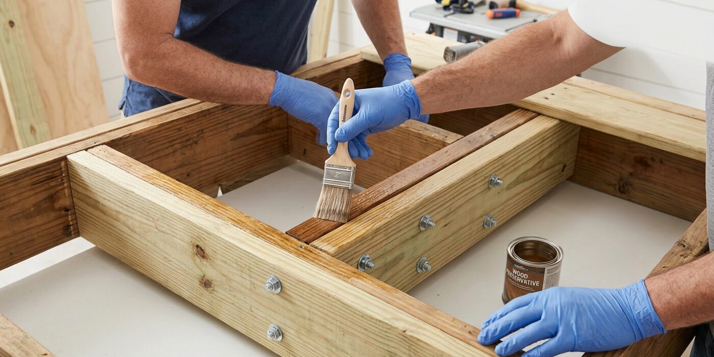 Step 3: Treat or Repair the Joists