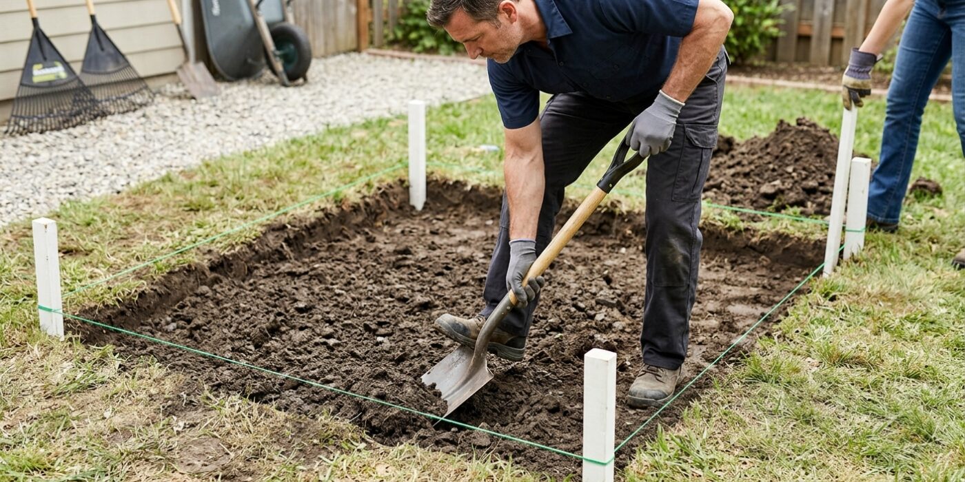Step 1: Lay Out and Excavate