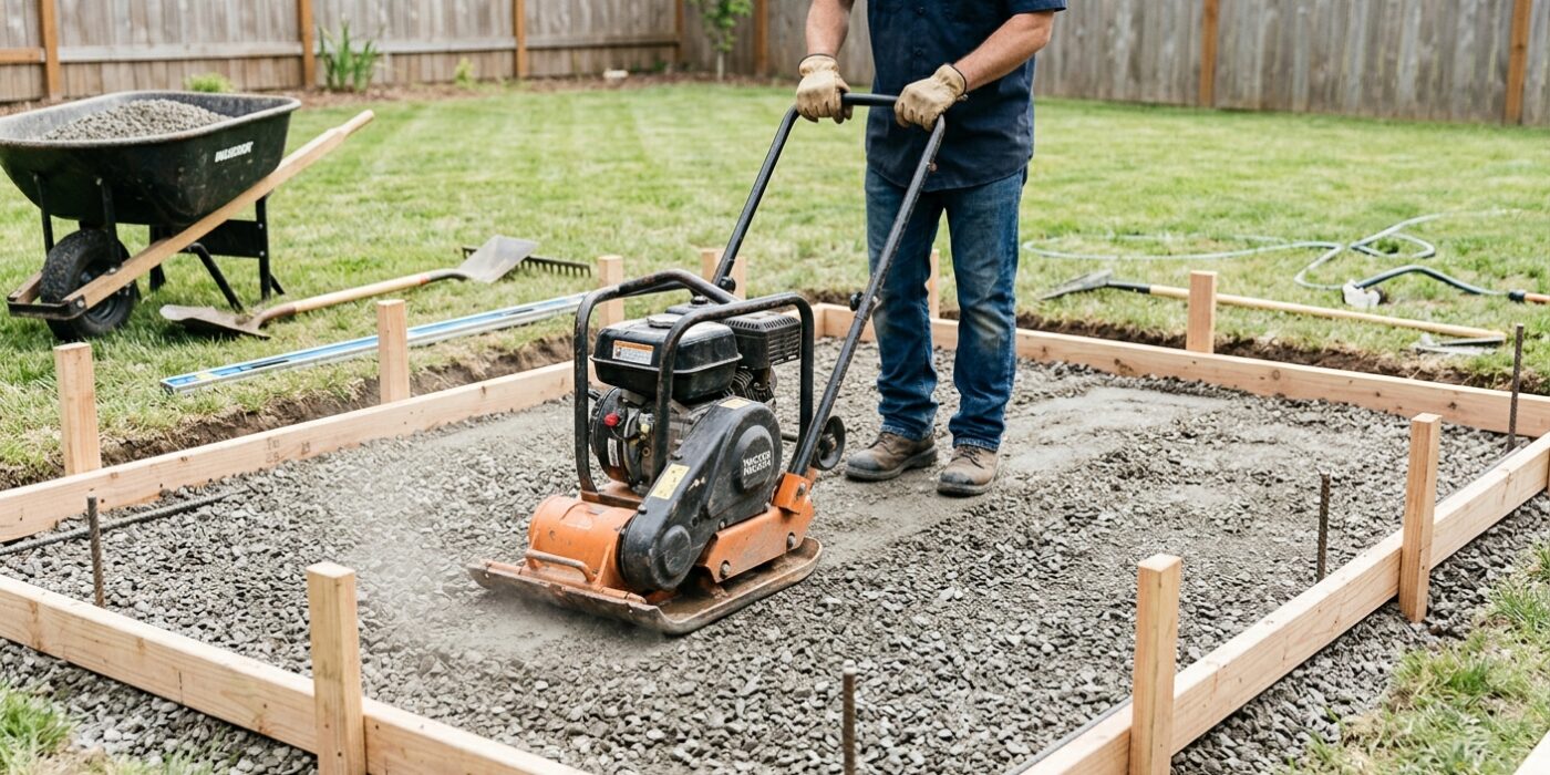 Step 3: Install and Compact the Gravel Base
