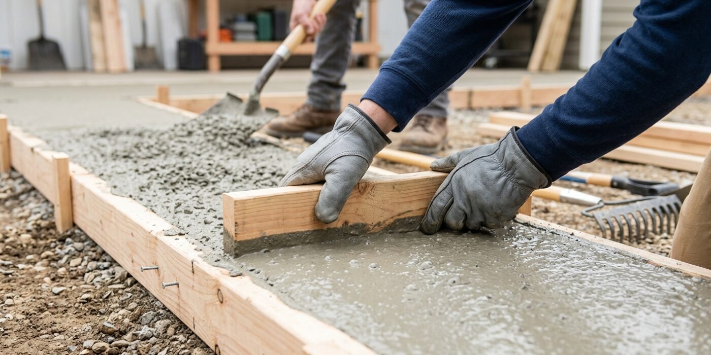 Step 6: Pour and Consolidate the Concrete