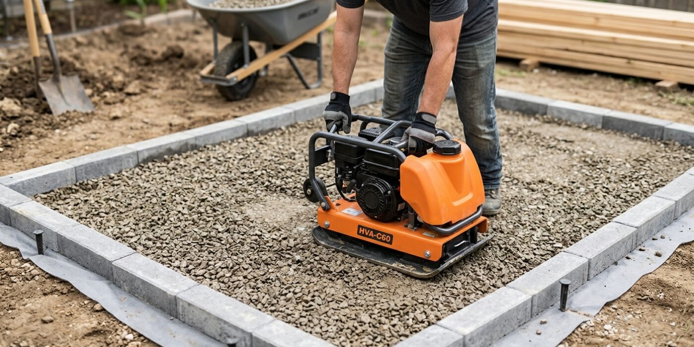 Step 5: Add and Compact Base Gravel