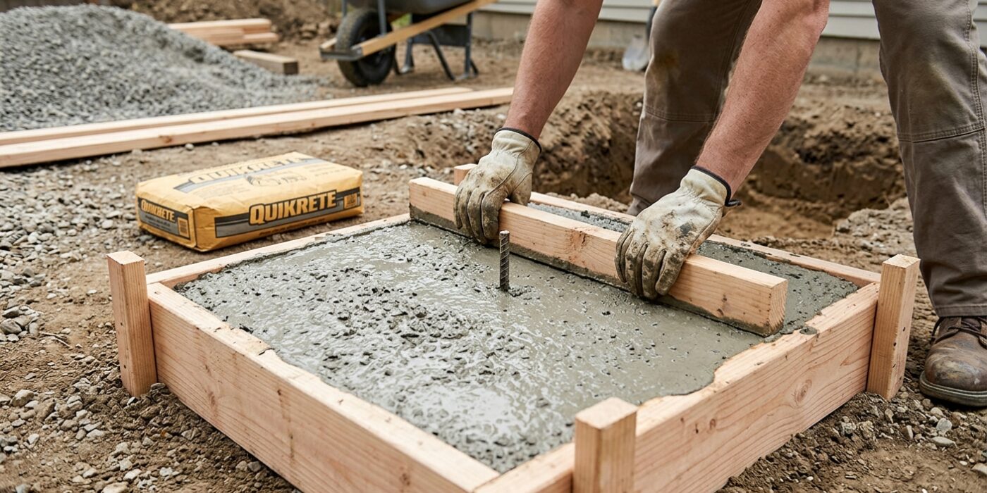 Step 5: Install the Concrete Footer