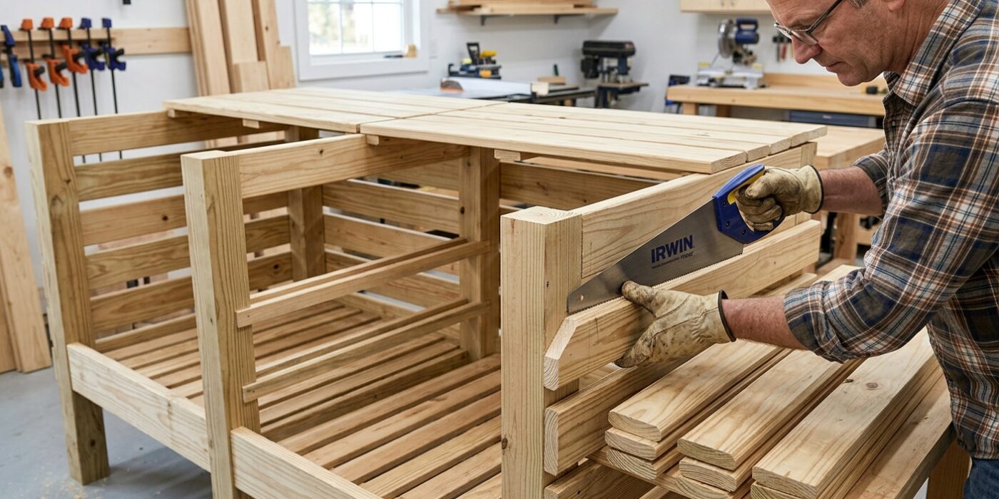 Step 5: Make Removable Front Slats