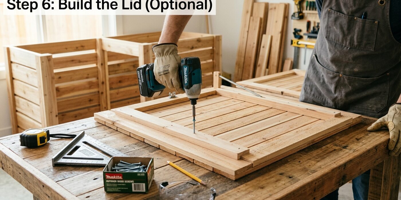 Step 6: Build the Lid (Optional)