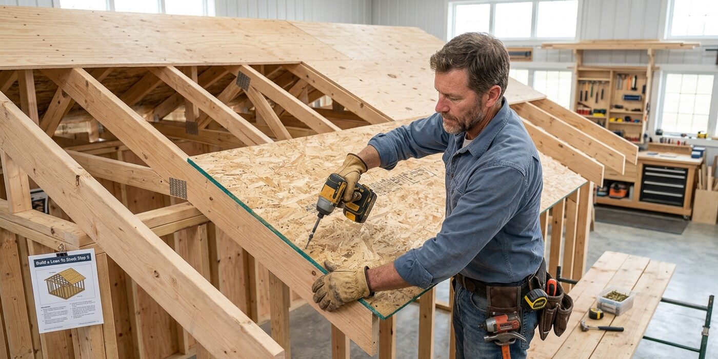 Step 5: Frame and Sheathe the Roof
