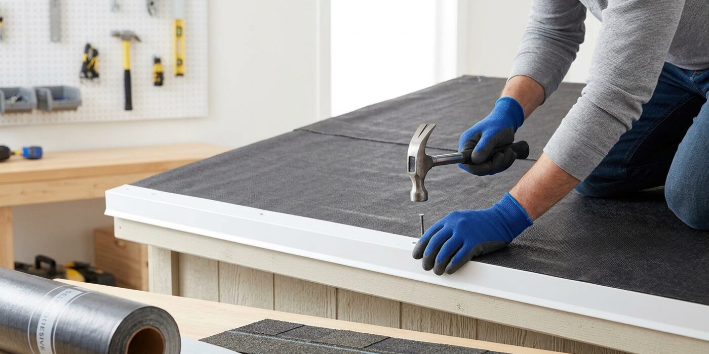 Step 6: Apply Roofing