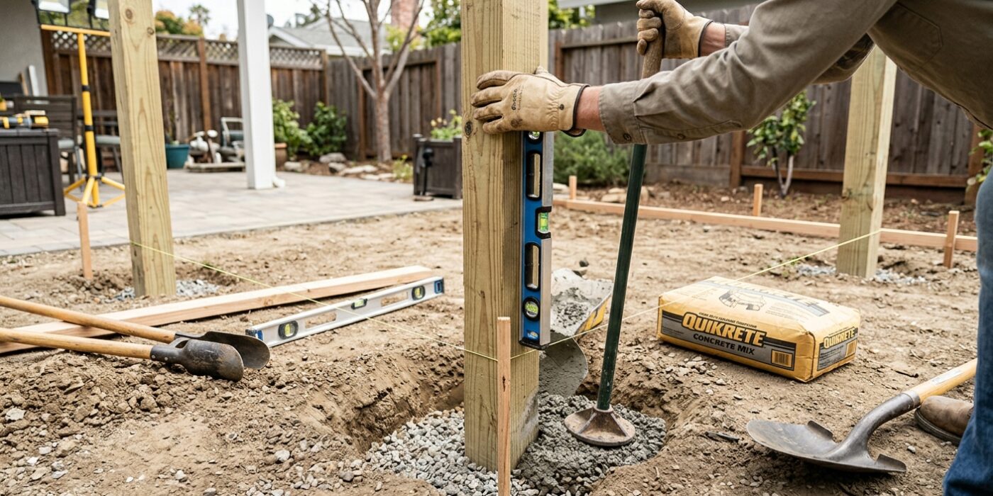 Step 2: Set the Corner Posts