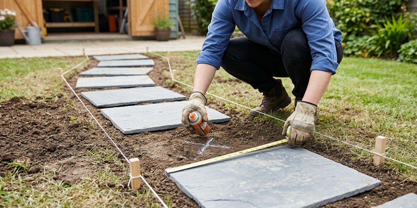 Step 1: Plan the Path and Spacing