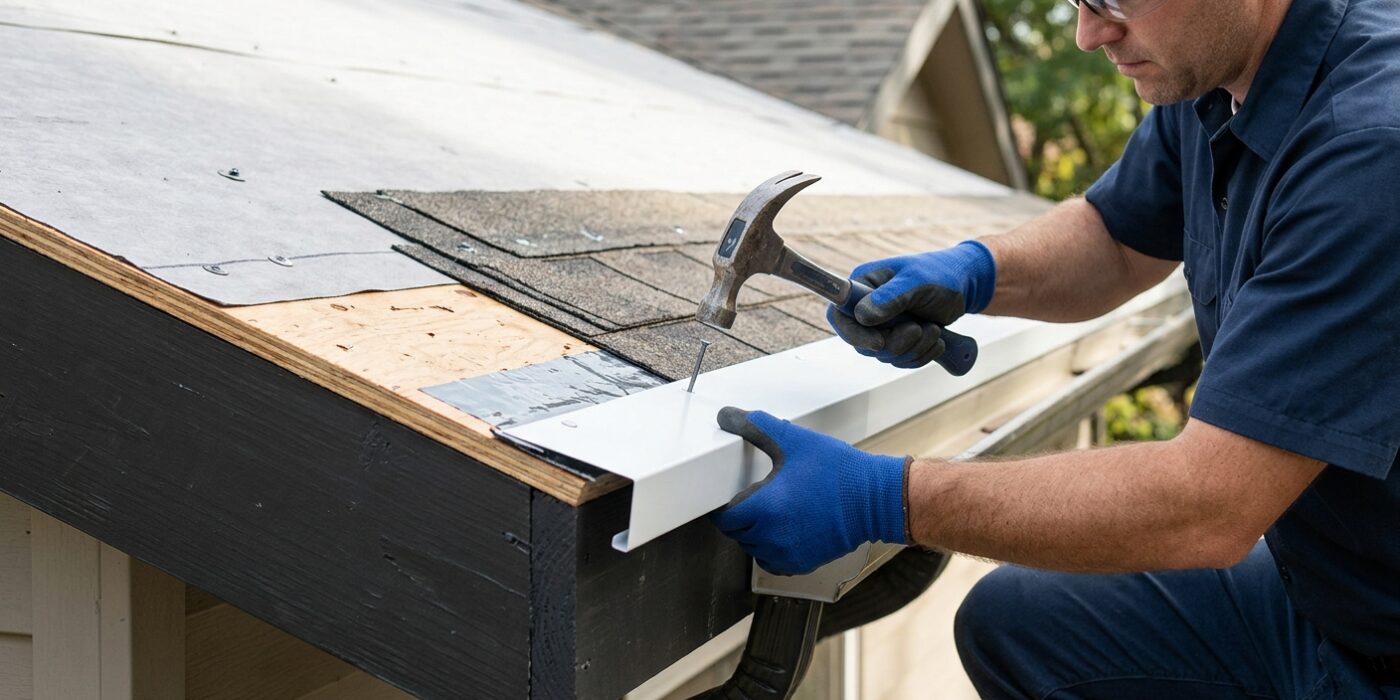 Step 2: Install Eave Drip Edge