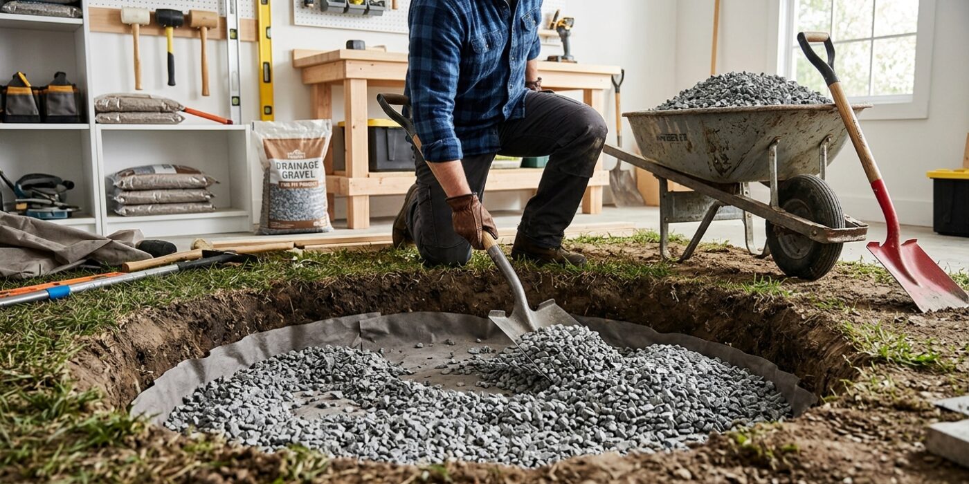 Step 3 — Add Drainage Gravel