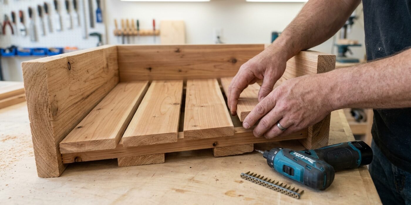 Step 4 — Install Bottom Slats