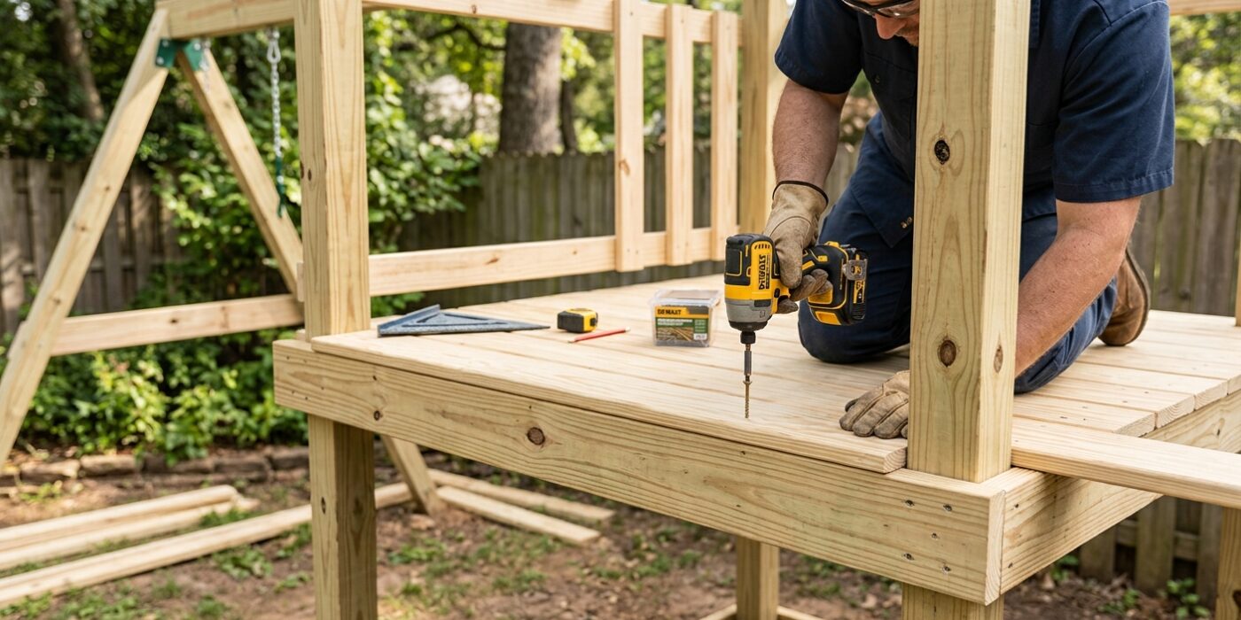 Step 4: Deck the Upper Platform