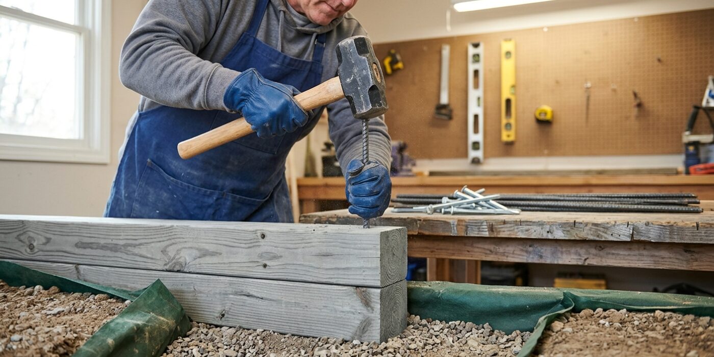 Step 5: Connect Stacked Timbers (Optional)