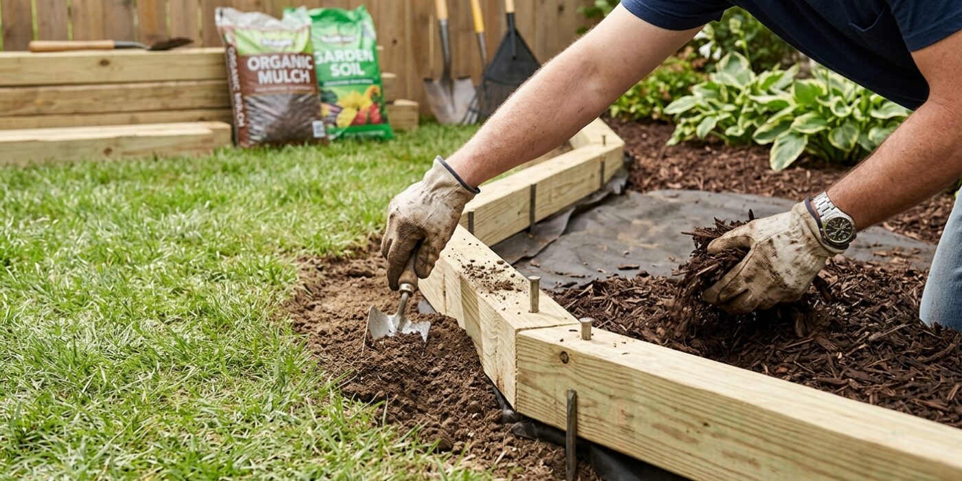 Step 6: Backfill and Mulch