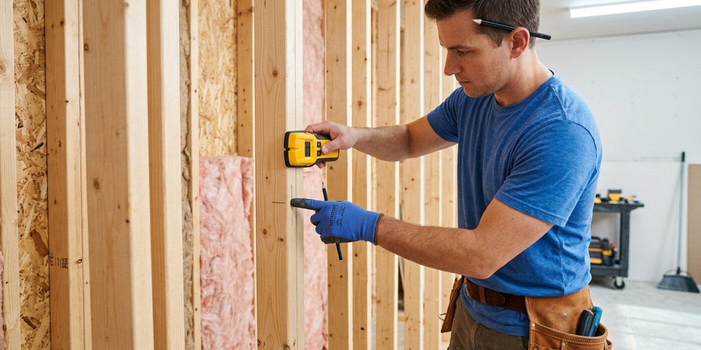 Step 1: Locate and Mark the Studs