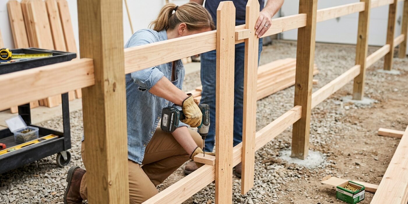 Step 5 — Hang Pickets