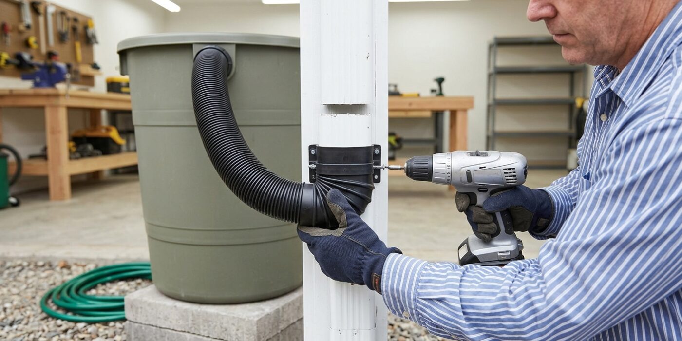 Step 5 — Install the Downspout Diverter