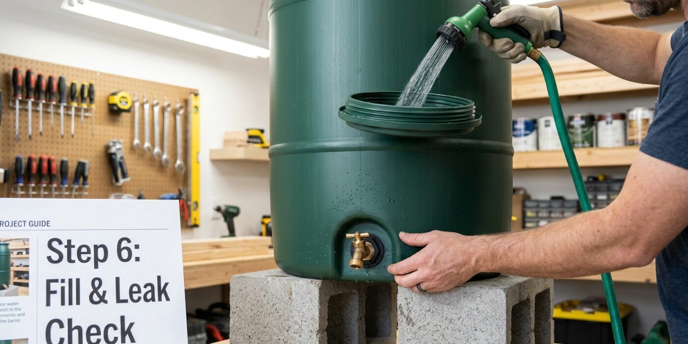 Step 6 — First Fill and Leak Check