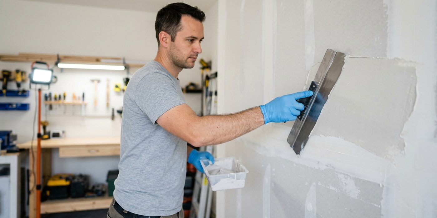 Step 3: Apply the First Skim Coat