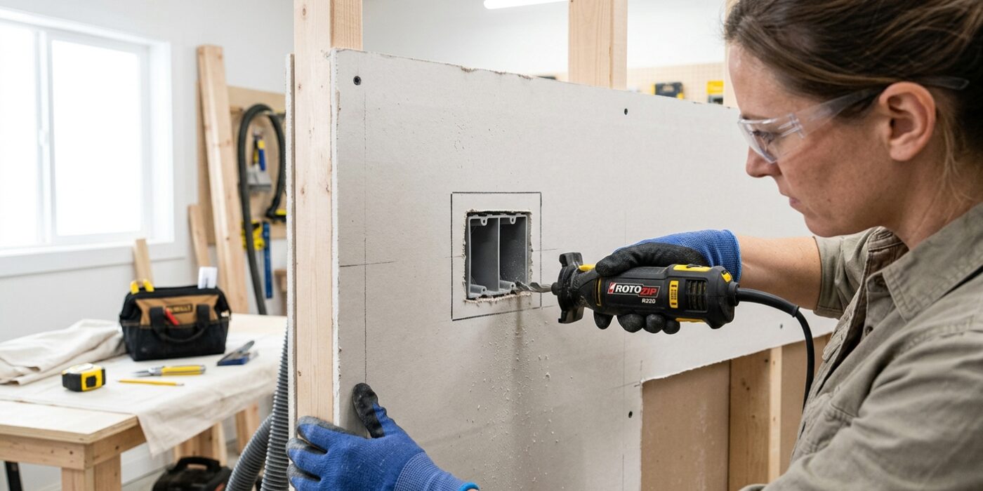 Step 5: Cut Electrical Box Openings