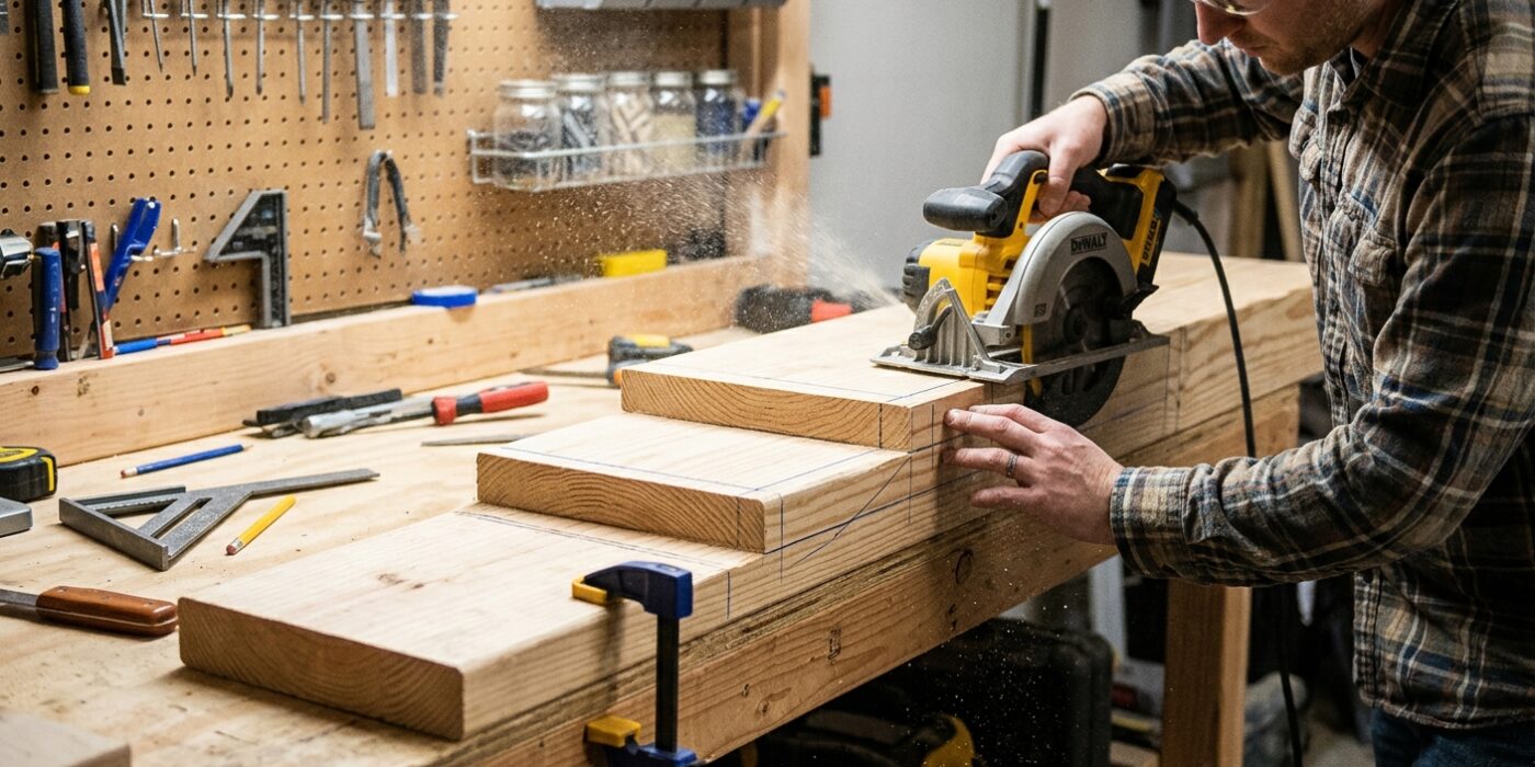 Step 4 — Cut the First Stringer