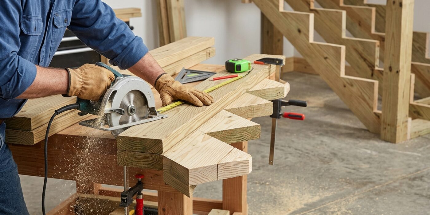 Step 6 — Cut Remaining Stringers and Install