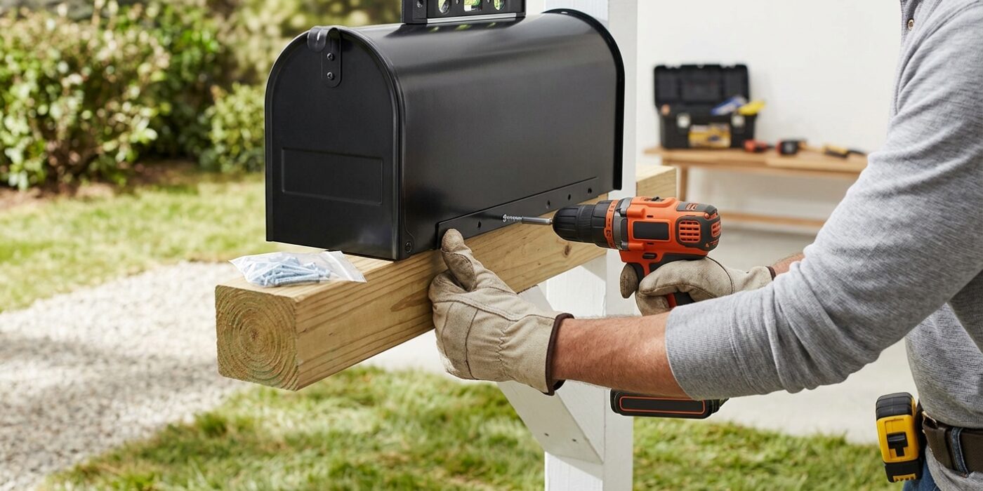 Step 6 — Mount the Mailbox