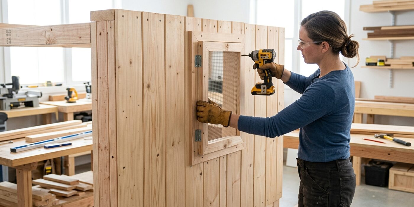 Step 5 — Install Ventilation and Windows