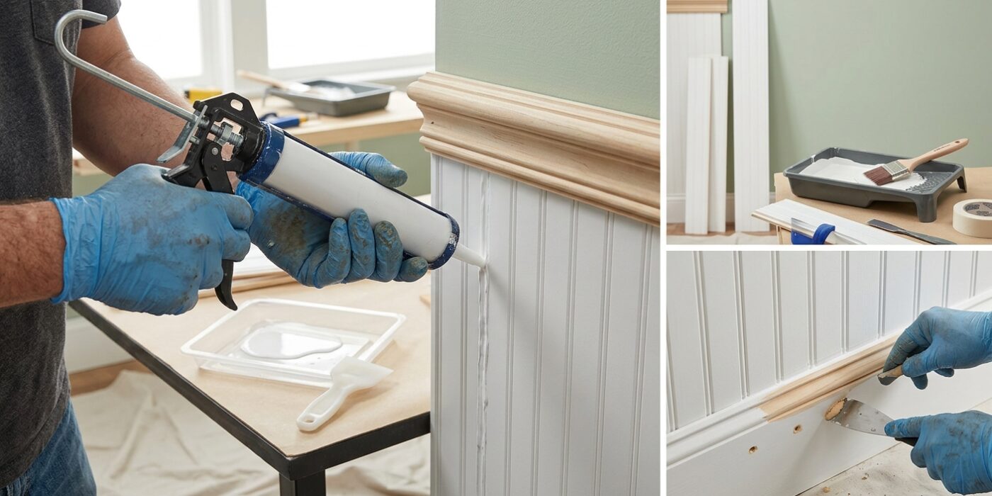 Step 6: Fill, Caulk, and Paint