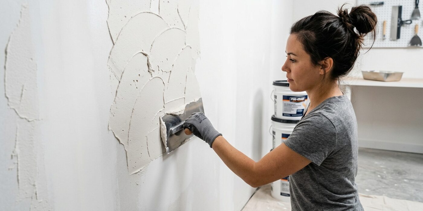 Step 4: Skip Trowel Texture