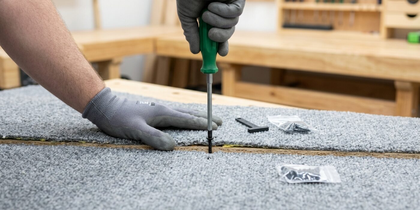 Step 6: Address a Loose Subfloor Panel Edge